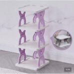 Zapatero multicapas organizador plegable para zapatos 3 niveles FK23D-91 - Imagen 5