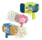 PISTOLA DE BURBUJAS BAZUCA 132 AGUJEROS