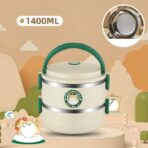 Lonchera porta comida 2 en 1 almacenador termico alimentos FK16-214 - Imagen 3