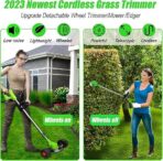 GUADAÑA RECARGABLE PORTATIL CON RUEDAS - Imagen 3