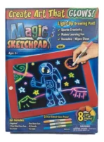 Tablero De Dibujo Con Luz Led Mágico Magic Pad - Imagen 3
