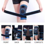 Rodillera ortopedica ajustable de compresion con velcro SHARK-001 - Imagen 3