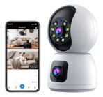 Camara Ip Wifi Doble Lente 360 Interior Sirenas Alarma R11-20C