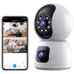 Camara Ip Wifi Doble Lente 360 Interior Sirenas Alarma R11-20C