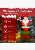 Adorno Navideño Inflable Santa Claus con luz led - Imagen 2