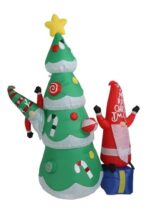 Adorno Navideño Inflable Santa Claus con luz led - Imagen 4