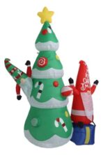 Adorno Navideño Inflable Santa Claus con luz led - Imagen 5