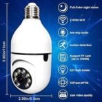 CAMARA IP BOMBILLO ROBOT APP V380 - Imagen 4