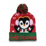 Gorro Navideño Con luces - Imagen 3