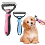 Cepillo Profesional Para Mascota 2en1 Con Rastrillo