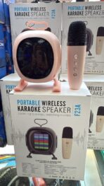 Mini parlante karaoke recargable inalambrico KF23D-97 - Imagen 2
