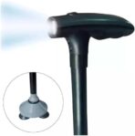 Bastón Ortopédico Plegable Apoyo Caminar Linterna Luz Led - Imagen 2