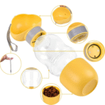 Bebedero con deposito para alimentos para mascota - Imagen 3