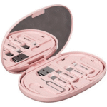 Espejo con adaptador de cables para celular