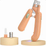 Pinza corta garra de mascotas con luz