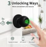 cerradura inteligente tipo perilla - Imagen 3