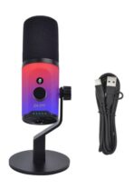 Microfono de escritorio dinámico RGB USB/XLR para podcasting, grabación, juegos y transmisión en vivo - Imagen 5