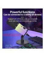 Microfono de escritorio dinámico RGB USB/XLR para podcasting, grabación, juegos y transmisión en vivo - Imagen 6