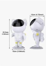 Lámpara Astronauta Proyector LED Giratorio Star Nebula Cúpula Blanca - Imagen 4