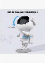 Lámpara Astronauta Proyector LED Giratorio Star Nebula Cúpula Blanca - Imagen 3