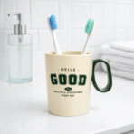 Pocillo vaso cocina baño utensilio beige FK23D-206