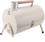 Parrilla De Carbón Portátil Con Cubierta Y Chimenea, Barbacoa FK17-PR445 - Imagen 6