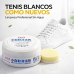 Crema Limpiadora Blanqueadora Para Tenis Blancos Sin Agua 120g Con FK17-144 - Imagen 3
