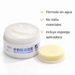 Crema Limpiadora Blanqueadora Para Tenis Blancos Sin Agua 120g Con FK17-144 - Imagen 5