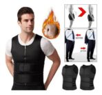 Chaleco Térmico Reductor Para Hombre Compresión Doble Ajuste Gym FK17-ORT112 - Imagen 2