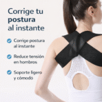 Corrector De Postura Ajustable Unisex Soporte Espalda Alta FK17-SM011 - Imagen 3