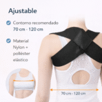 Corrector De Postura Ajustable Unisex Soporte Espalda Alta FK17-SM011 - Imagen 7