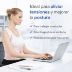 Corrector De Espalda Para Mujer Ajustable Rosado Soporte Lumbar FK17-ORT115 - Imagen 4