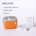 Cortaúñas Eléctrico Inteligente Portátil Recargable Para Bebés FK17-SM006 - Imagen 7