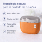 Cortaúñas Eléctrico Inteligente Portátil Recargable Para Bebés FK17-SM006 - Imagen 8