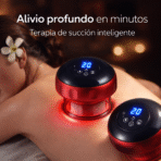 Masajeador De Ventosas Terapia De Succión Con Calor Pantalla Digital FK17-MDK105 - Imagen 2