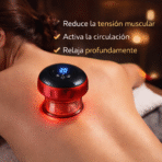 Masajeador De Ventosas Terapia De Succión Con Calor Pantalla Digital FK17-MDK105 - Imagen 3
