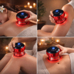 Masajeador De Ventosas Terapia De Succión Con Calor Pantalla Digital FK17-MDK105 - Imagen 4