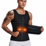 Chaleco Sauna Reductor Hombre Faja Térmica Moldeadora Abdomen Gym FK17-SM014
