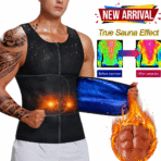 Chaleco Sauna Reductor Hombre Faja Térmica Moldeadora Abdomen Gym FK17-SM014 - Imagen 2