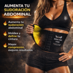 Faja Reductora Térmica Alta Compresión Sauna Moldea Cintura Unisex FK17-SM015 - Imagen 3