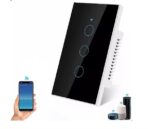 Interruptor inteligente triple alexa blanco