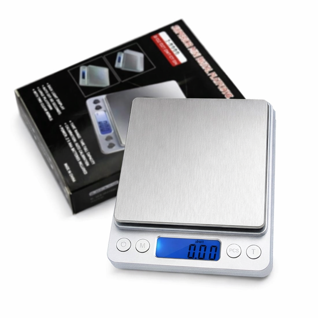 Gramera-digital-pequena-FK17-SM032-IA-1.png Báscula Digital 0.1g a 3kg Alta Precisión Profesional Acero Con FK17-SM032 - Imagen 1