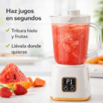 Licuadora Portátil Recargable 750ml Cuchillas Tritura Hielo USB FK17-LIC-HP158 - Imagen 2