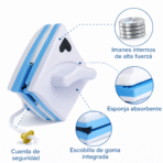 Limpia Vidrios Magnético Doble Cara Con Imán Fuerte Para Ventanas FK17-SM21042 - Imagen 3