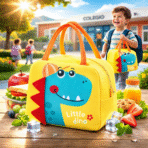 Bolso Lonchera Térmico Infantil Colegio Guardería Resistente FK17-BAG202 - Imagen 2