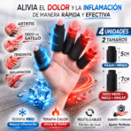 Mangas De Hielo Para Dedos Terapia Frío Calor Pack X4 Artritis Dedo FK17-SM008 - Imagen 2