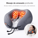 Masajeador De Cuello Con Calor Y Amasado Profundo Recargable USB FK17-MD-9838 - Imagen 2
