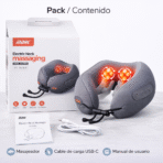 Masajeador De Cuello Con Calor Y Amasado Profundo Recargable USB FK17-MD-9838 - Imagen 5