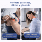 Pistola Masajeadora Muscular Mini 4 Niveles Recargable Terapia FK17-MD73 - Imagen 4