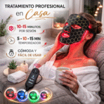 Mascarilla LED Facial Terapia Luz Roja 7 Colores Antiarrugas Colágeno FK17-MD001 - Imagen 5